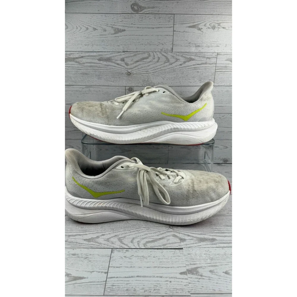 Hoka One One Mach 6 1147790-WNCL White 11.5D Mens Sneakers Running Shoes #189